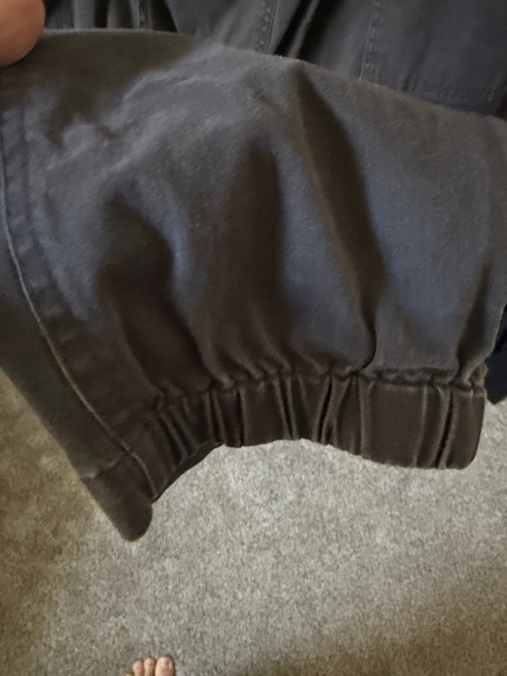 LOFT gray Drawstring Track Joggers - Picture 3 of 3